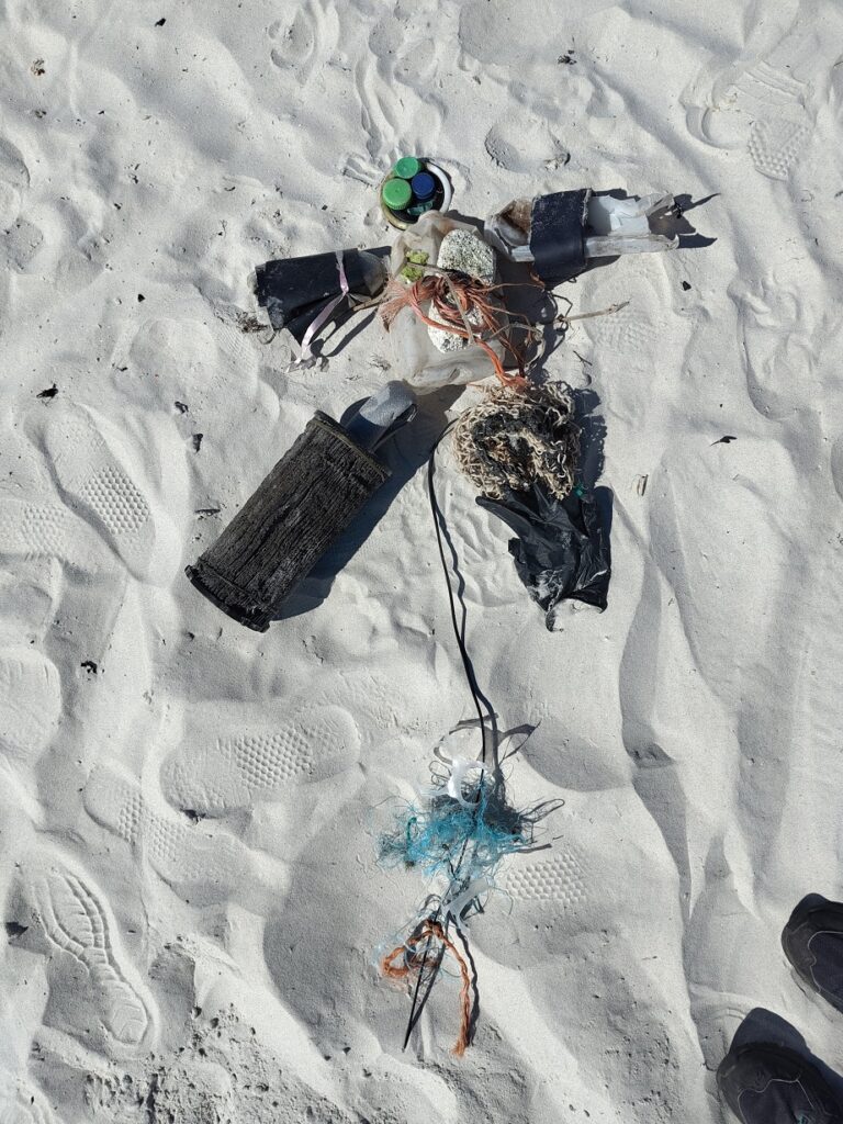 a monster made out of marine ltiter